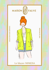 Patron couture blazer Mimosa - Patron pochette - Maison Fauve