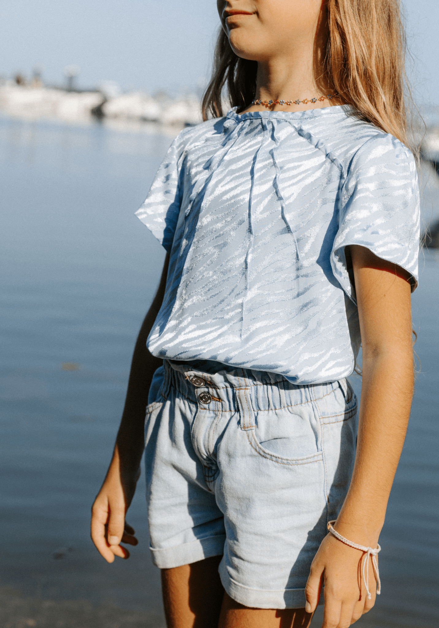 Patron couture blouse fille Miss Zenith / PDF (A4, A3, A0, US Letter) - Cadres, Calques par Taille, Vidéoprojection - Maison Fauve