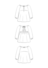 Patron couture blouse Hespéride - Patron pochette - Maison Fauve
