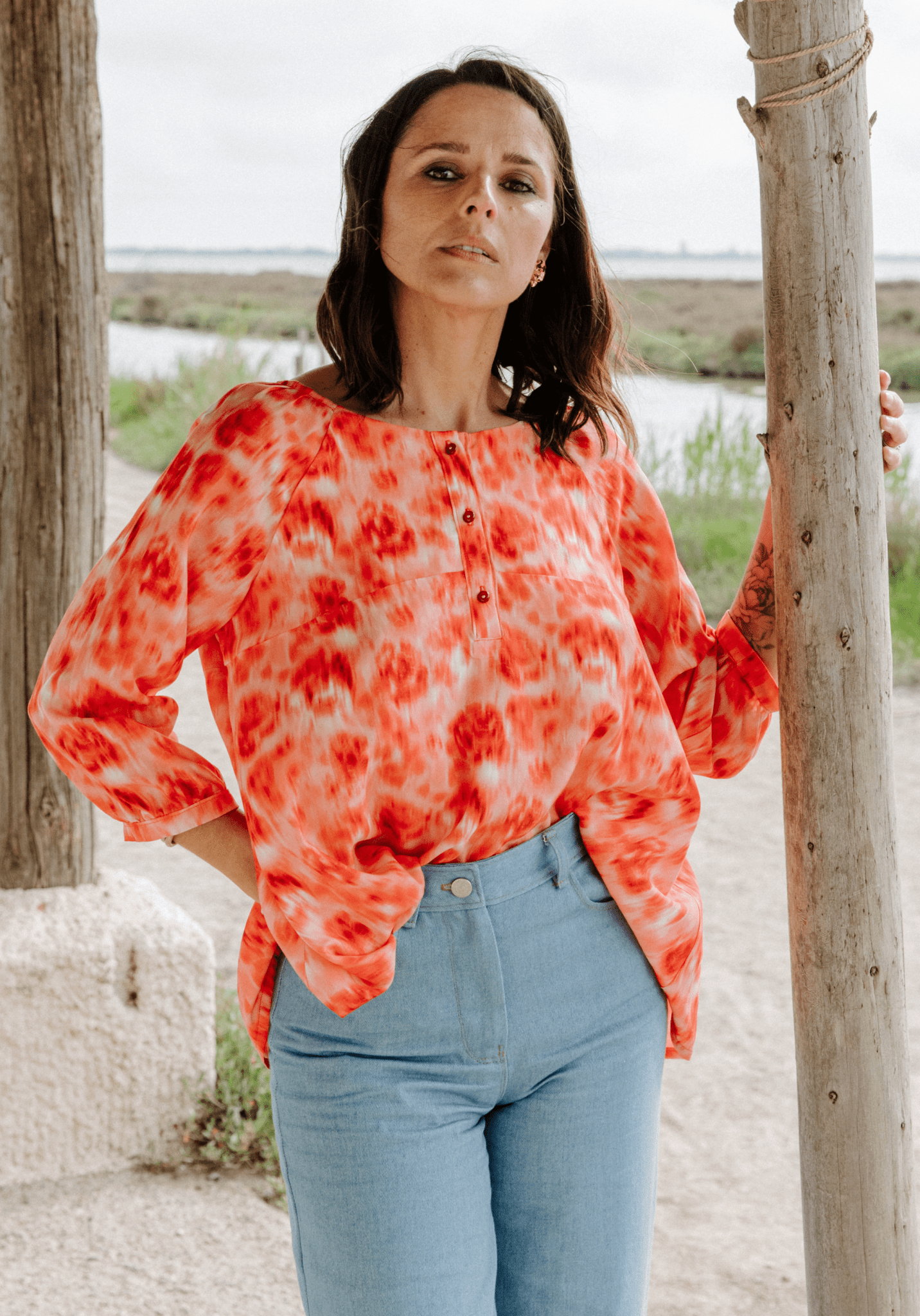 Patron couture blouse Hespéride - Patron pochette - Maison Fauve