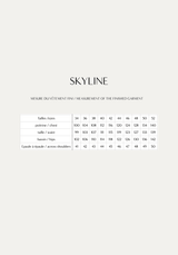 Patron couture chemise Skyline / PDF (A4, A3, A0, US Letter) - Cadres, Calques par Taille, Vidéoprojection - Maison Fauve