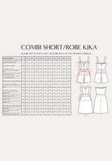 Patron couture combinaison Kika / PDF (A4, A3, A0, US Letter) - Cadres, Calques par Taille, Vidéoprojection - Maison Fauve