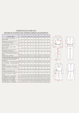 Patron couture combinaison, robe Faye / PDF (A4, A3, A0, US Letter) - Cadres, Calques par Taille, Vidéoprojection - Maison Fauve
