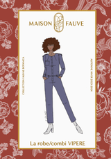 Patron couture combipantalon, robe Vipère / Patron pochette - Maison Fauve