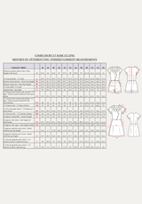 Patron couture combishort, robe Eclipse / PDF (A4, A3, A0, US Letter) – Tailles 34 à 56 – Cadres, Calques par Taille, Vidéoprojection - Maison Fauve