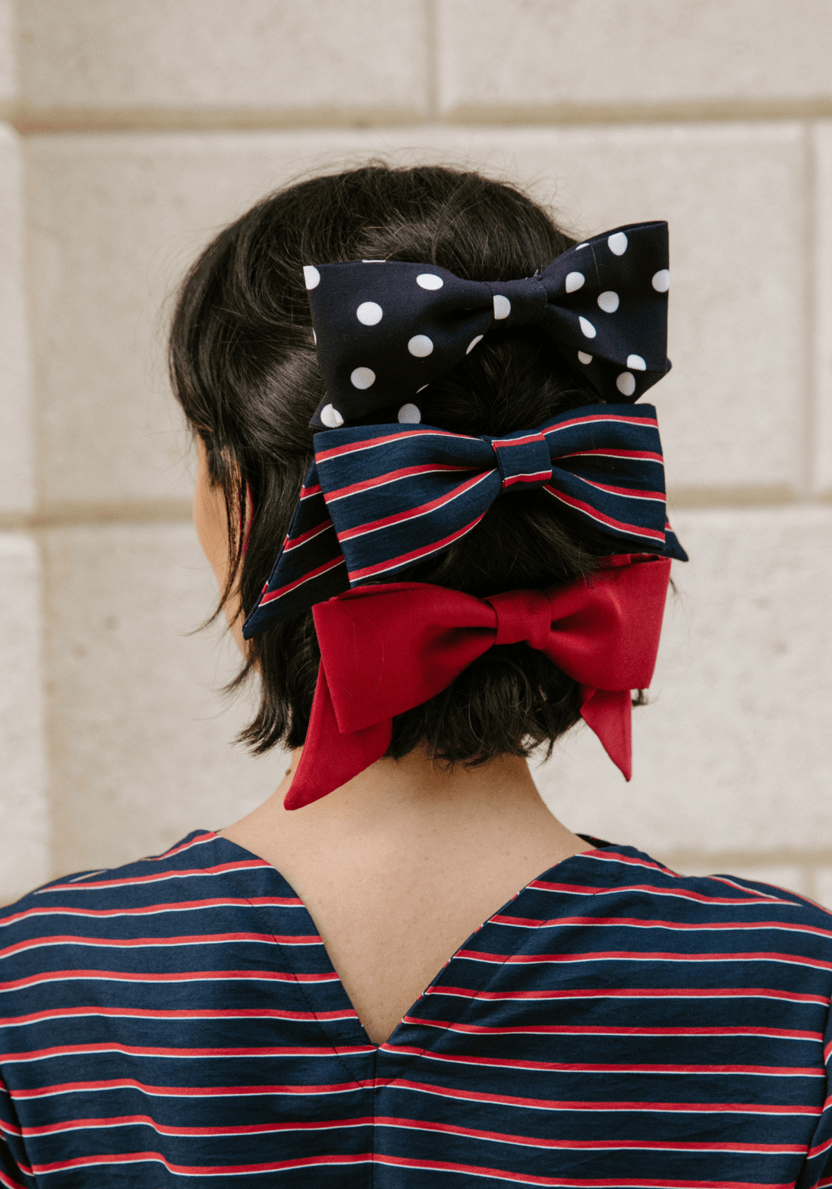 Patron couture gratuit barrette nœud / PDF à télécharger - Maison Fauve
