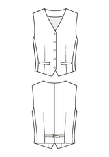 Patron couture gratuit gilet de costume Pompon / PDF à télécharger - Maison Fauve