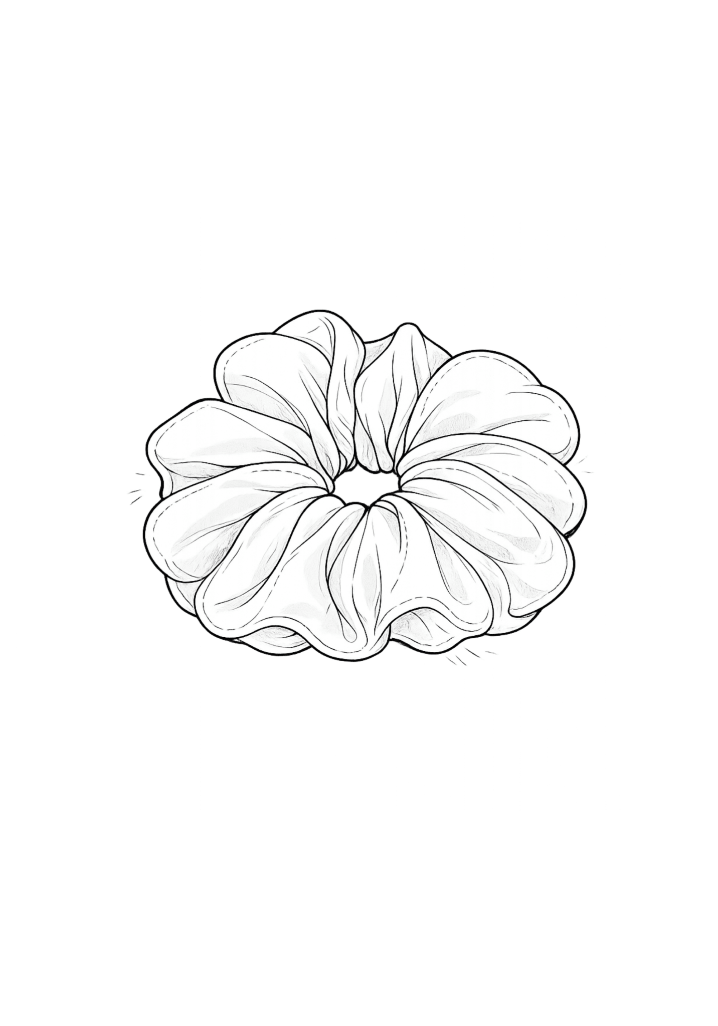Patron couture gratuit maxi chouchou / PDF à télécharger - Maison Fauve