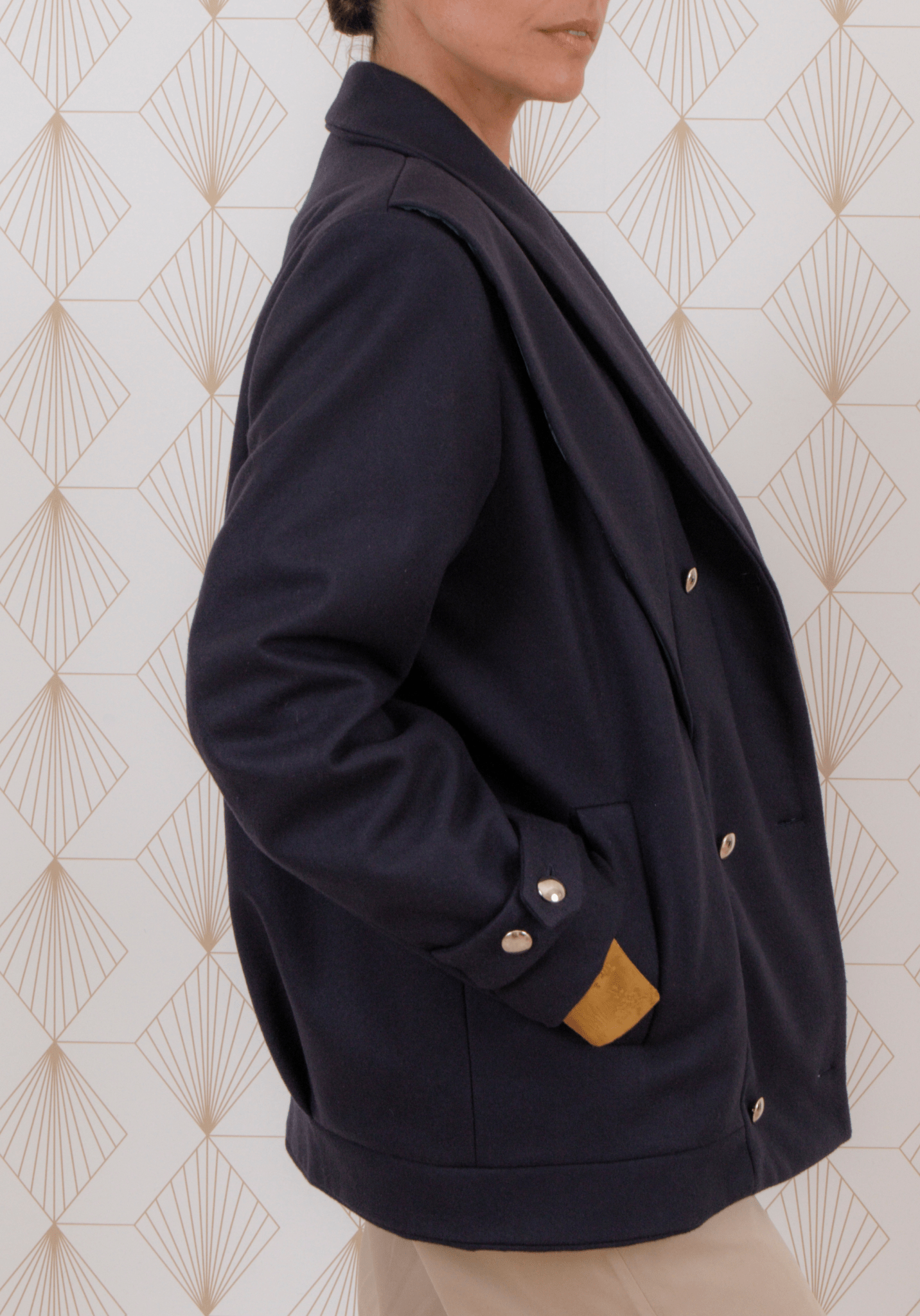 Patron couture manteau Cliff / PDF (A4, A3, A0, US Letter) - Cadres, Calques par Taille, Vidéoprojection - Maison Fauve