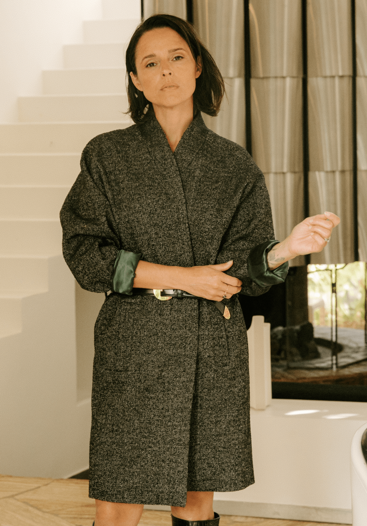Patron couture manteau Marcello - Patron pochette - Maison Fauve