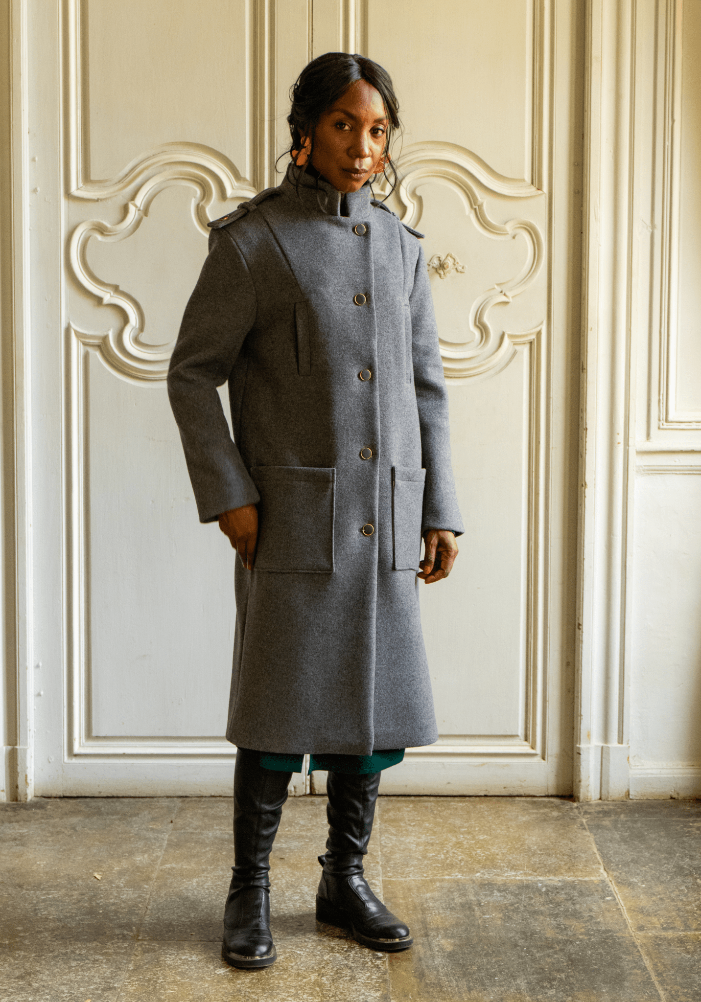Patron couture manteau Tigris / PDF (A4, A3, A0, US Letter) - Cadres, Calques par Taille, Vidéoprojection - Maison Fauve