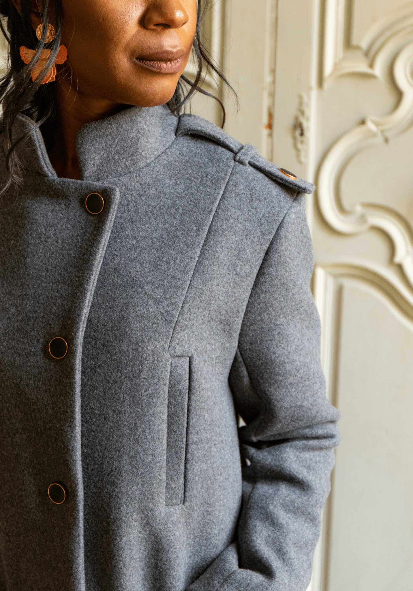 Patron couture manteau Tigris / PDF (A4, A3, A0, US Letter) - Cadres, Calques par Taille, Vidéoprojection - Maison Fauve