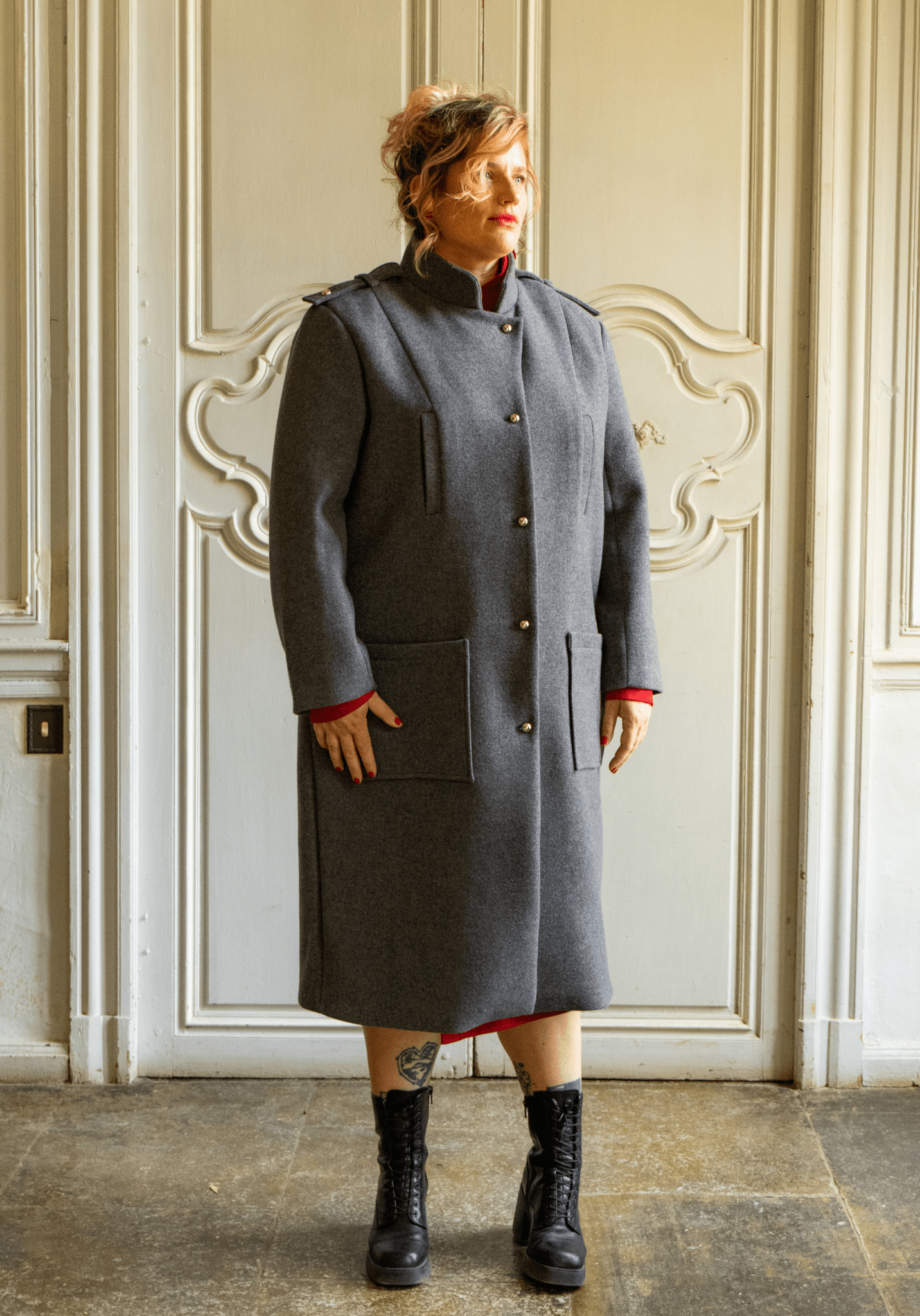 Patron couture manteau Tigris / PDF (A4, A3, A0, US Letter) - Cadres, Calques par Taille, Vidéoprojection - Maison Fauve