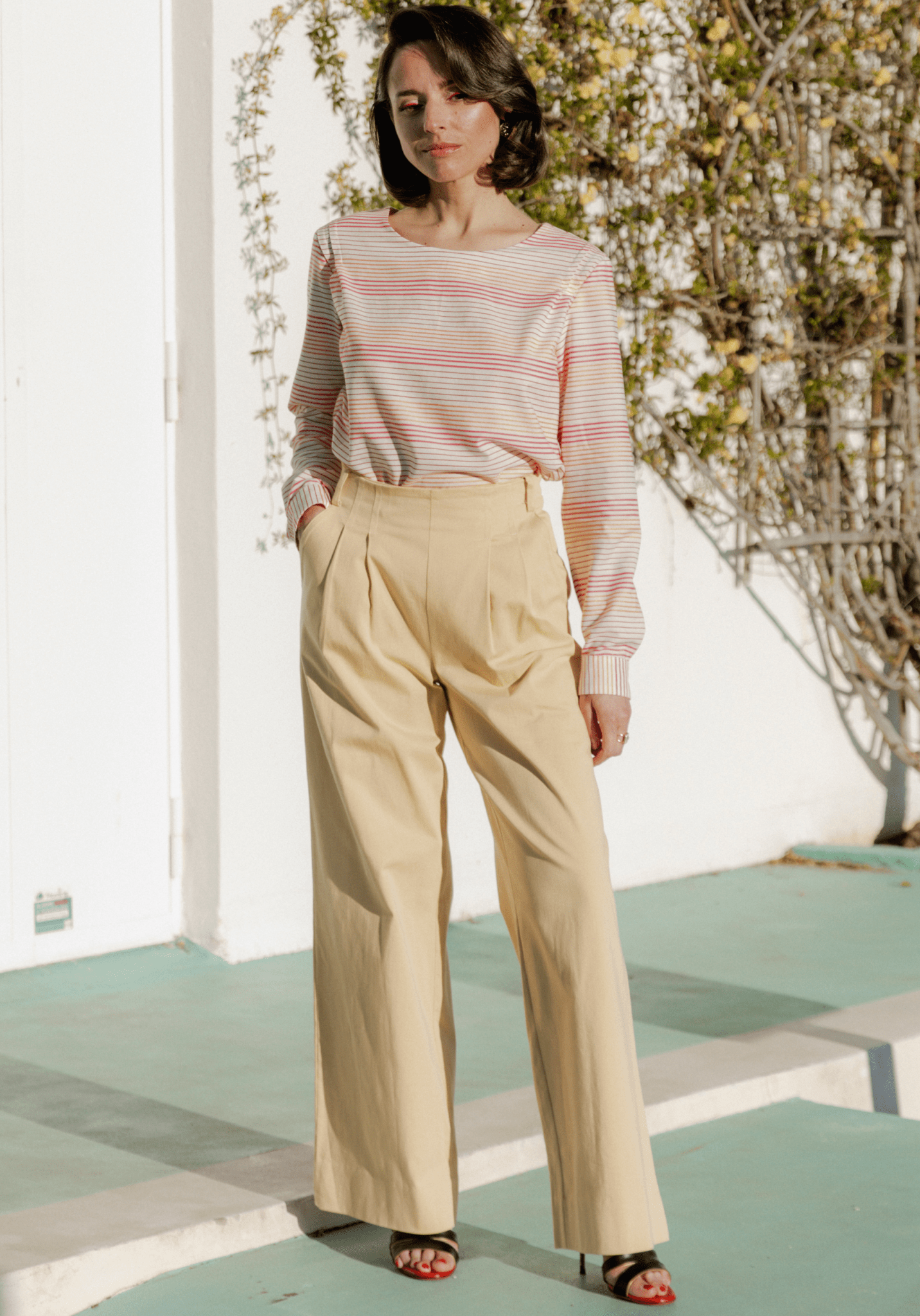 Patron couture pantalon Brooklyn / Patron pochette - Maison Fauve