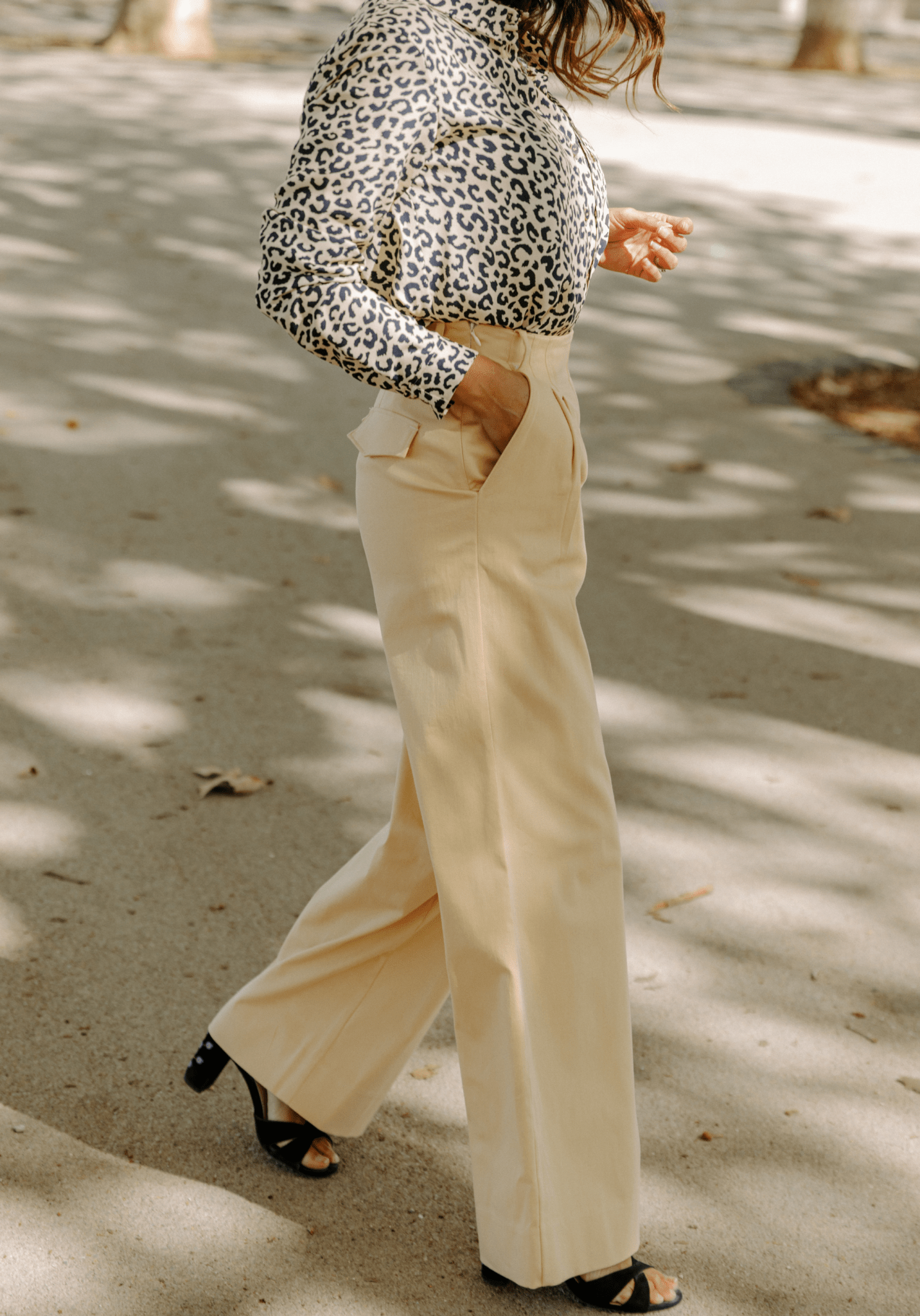 Patron couture pantalon Brooklyn / PDF (A4, A3, A0, US Letter) - Cadres, Calques par Taille, Vidéoprojection - Maison Fauve