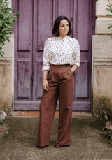 Patron couture pantalon Brooklyn / PDF (A4, A3, A0, US Letter) - Cadres, Calques par Taille, Vidéoprojection - Maison Fauve