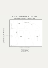 Patron couture robe Cuba Libre / PDF (A4, A3, A0, US Letter) - Cadres, Calques par Taille, Vidéoprojection - Maison Fauve