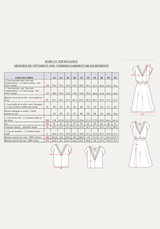 Patron couture robe, top Byzance / PDF (A4, A3, A0, US Letter) - Cadres, Calques par Taille, Vidéoprojection - Maison Fauve