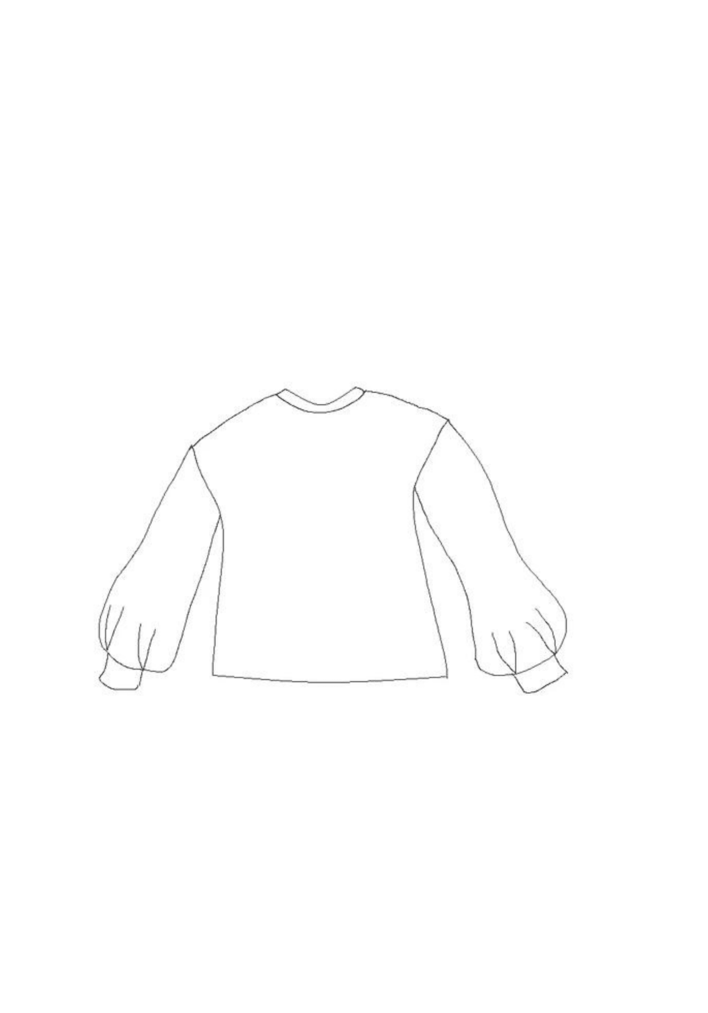 Patron couture sweat Granite / PDF (A4, A3, A0, US Letter) – Tailles 34 à 56 – Cadres, Calques par Taille, Vidéoprojection - Maison Fauve