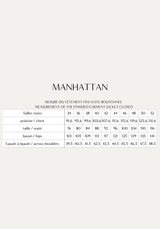 Patron couture veste blazer Manhattan / PDF (A4, A3, A0, US Letter) - Cadres, Calques par Taille, Vidéoprojection - Maison Fauve