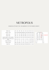 Patron couture veste Metropolis / PDF (A4, A3, A0, US Letter) - Cadres, Calques par Taille, Vidéoprojection - Maison Fauve