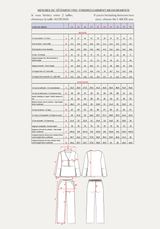 Patron pyjama Soupir / PDF (A4, A3, A0, US Letter) - Cadres, Calques par Taille, Vidéoprojection - Maison Fauve