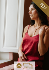 Sewing pattern camisole, Blush dress base / PDF (A4, A3, A0, US Letter) - Frames, Layers by Size, Video projection