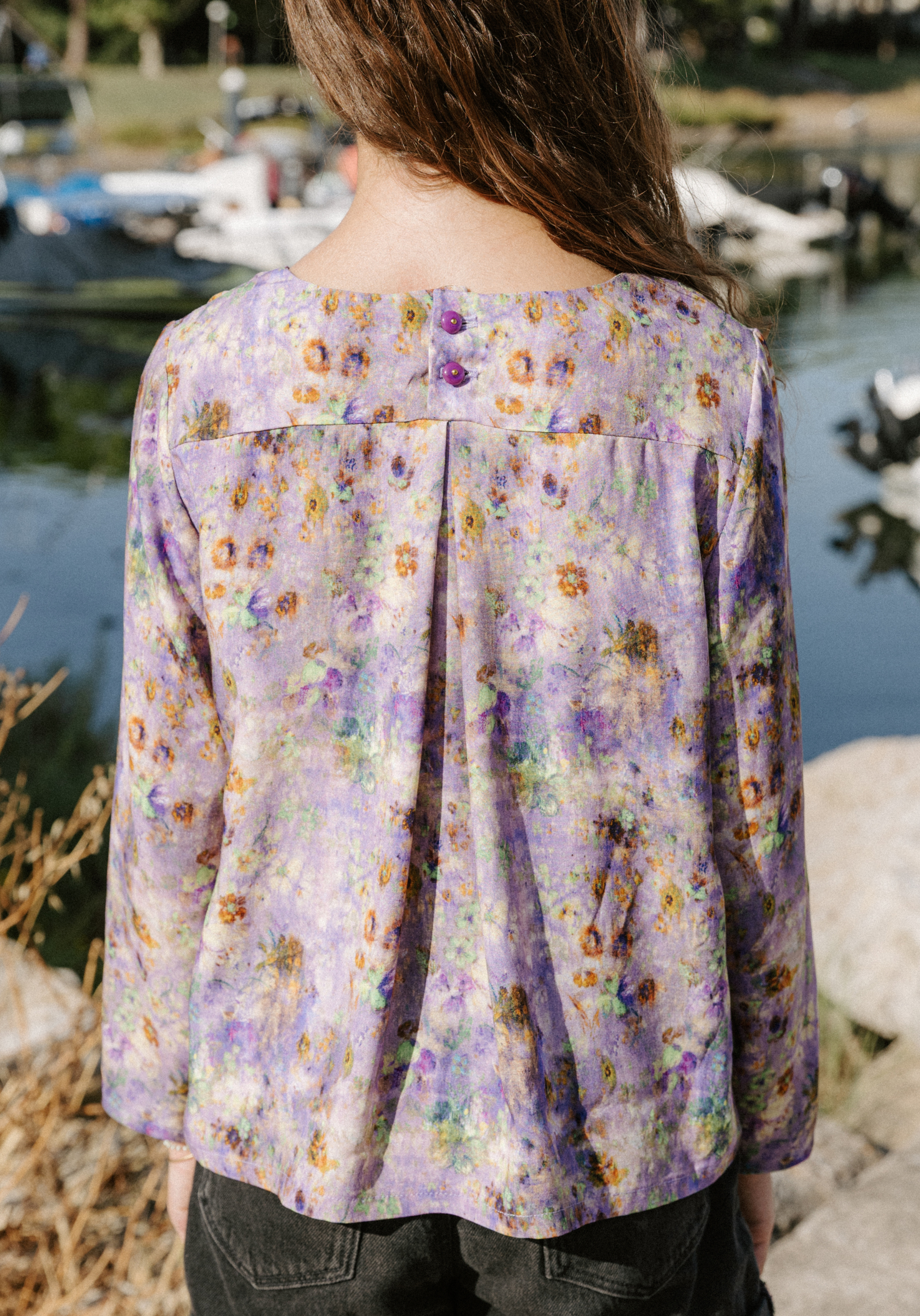 Girl's blouse sewing pattern Miss Violette - Paper pattern