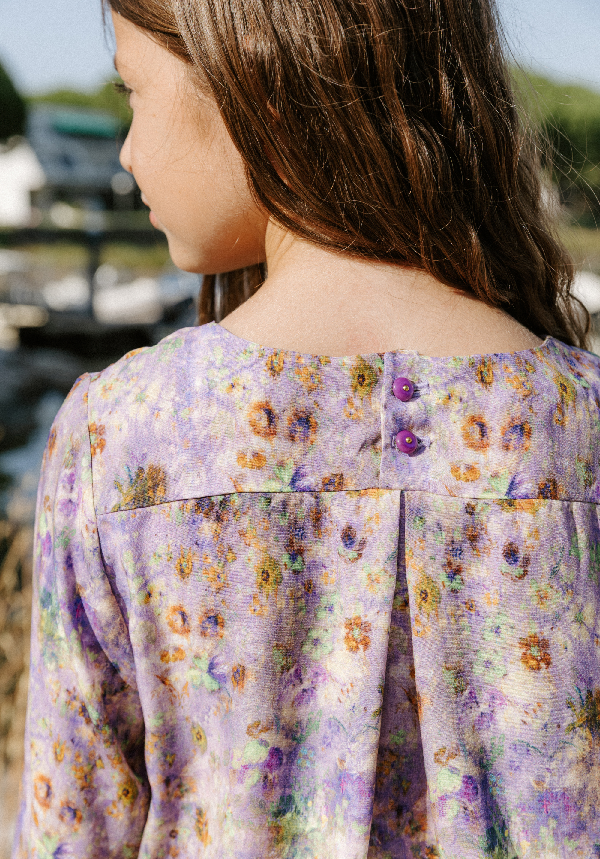 Girl's blouse sewing pattern Miss Violette - Paper pattern