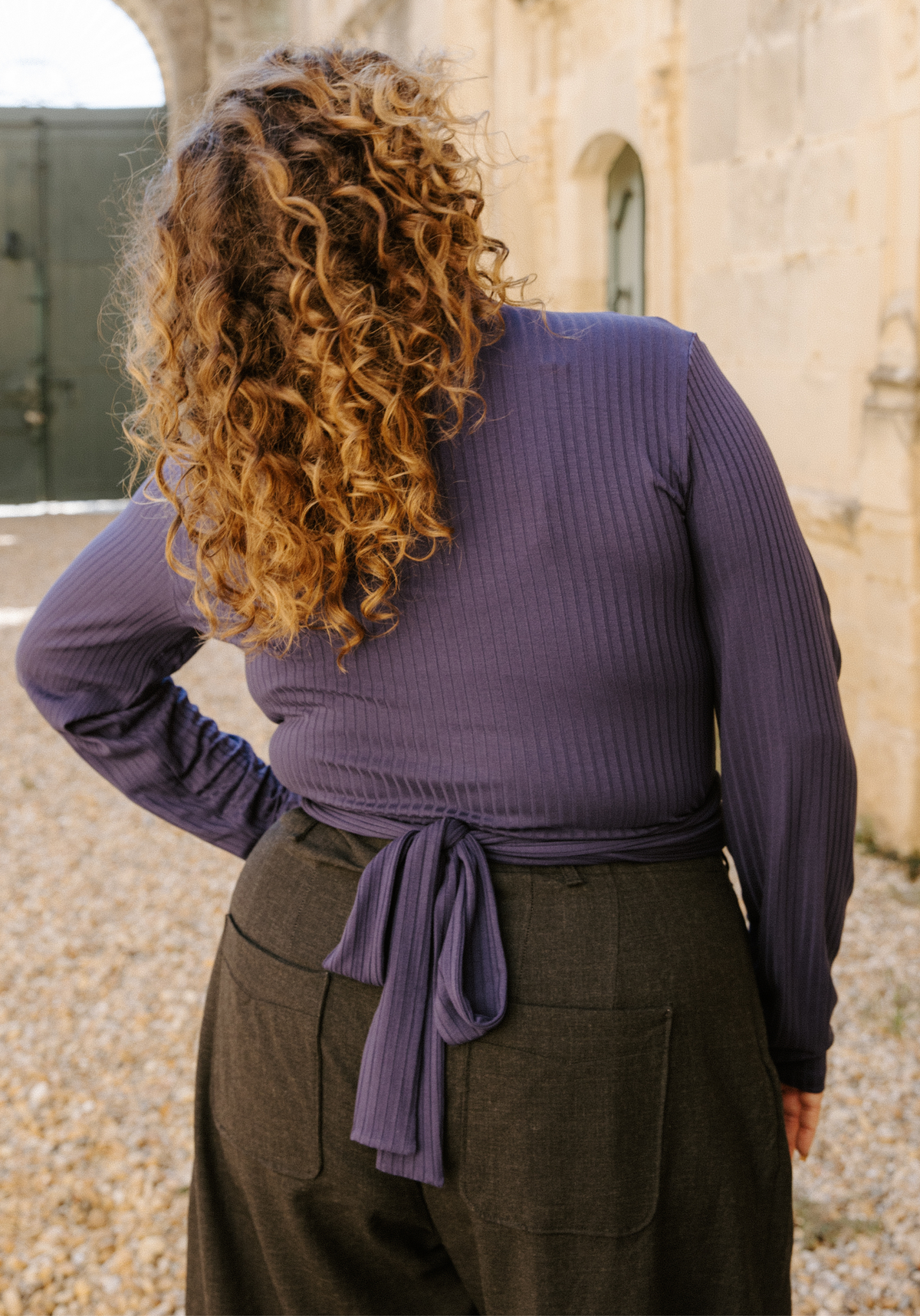 Cursive wrap dress sewing pattern - Envelope pattern