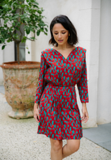 Tissu popeline de viscose imprimée Pietra - Plusieurs coloris