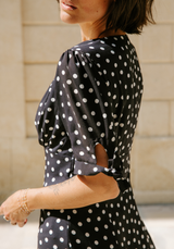 Lunares printed viscose poplin fabric - Various colors