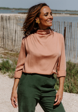 Lightweight Matte Tencel Satin Fabric - Multiple Colors