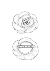 Patron couture gratuit fleur à coudre / PDF à télécharger