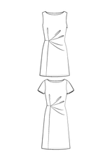 Patron couture robe drapée Twist - Patron pochette