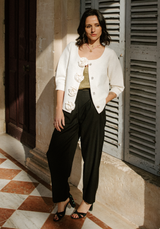 Tissu lainage tailleur 100% laine Noir