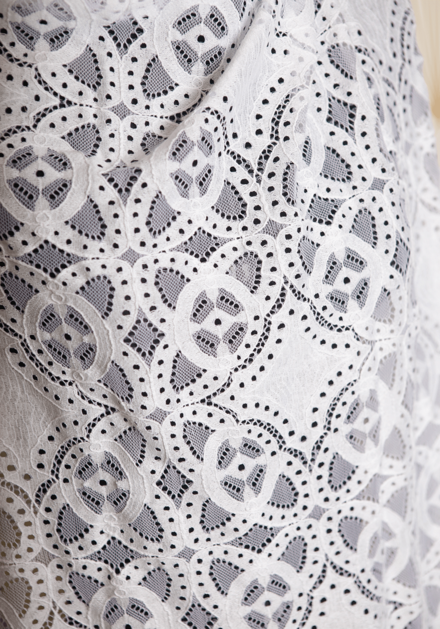Tissu dentelle Alhambra - 2 coloris - Maison Fauve