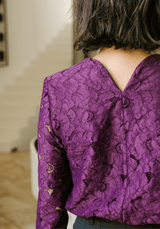 Tissu dentelle florale Daphné - Plusieurs coloris - Maison Fauve
