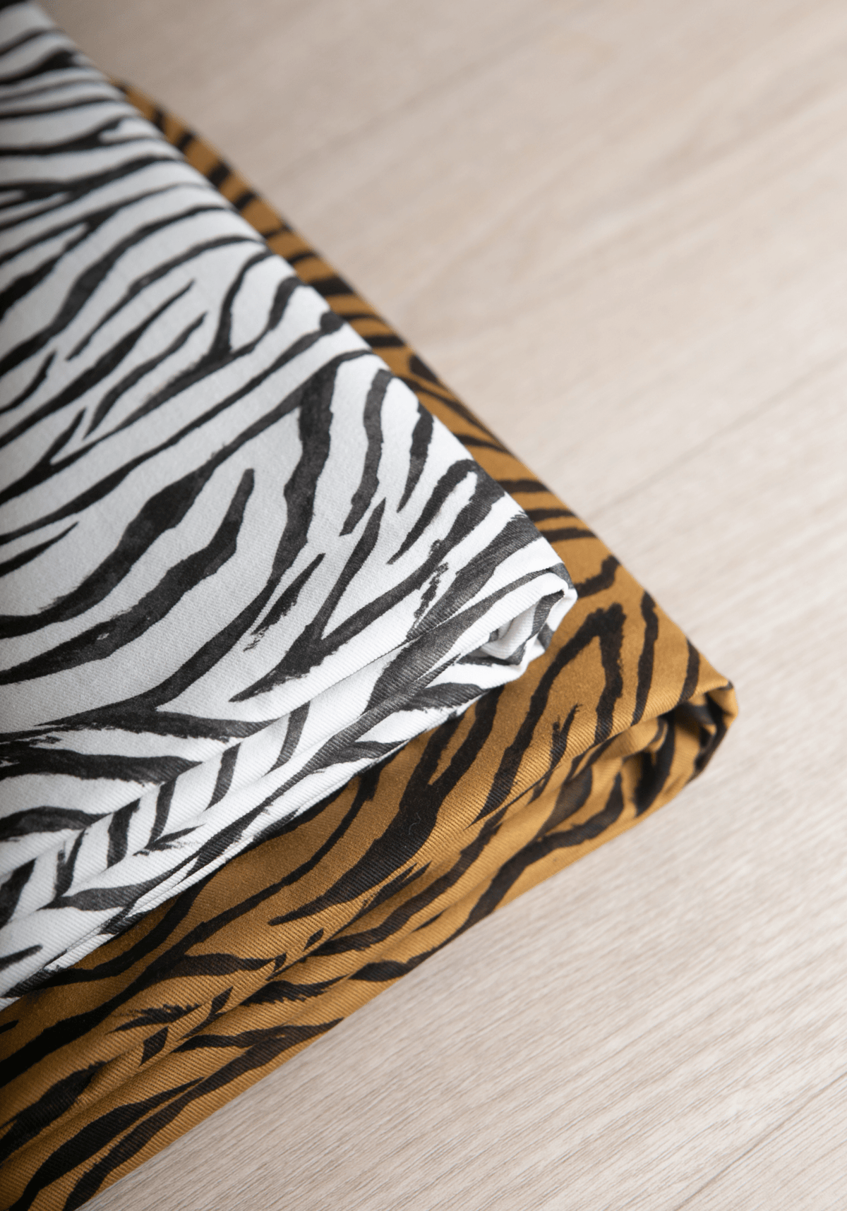Tissu gabardine de coton imprimée Savage - Maison Fauve
