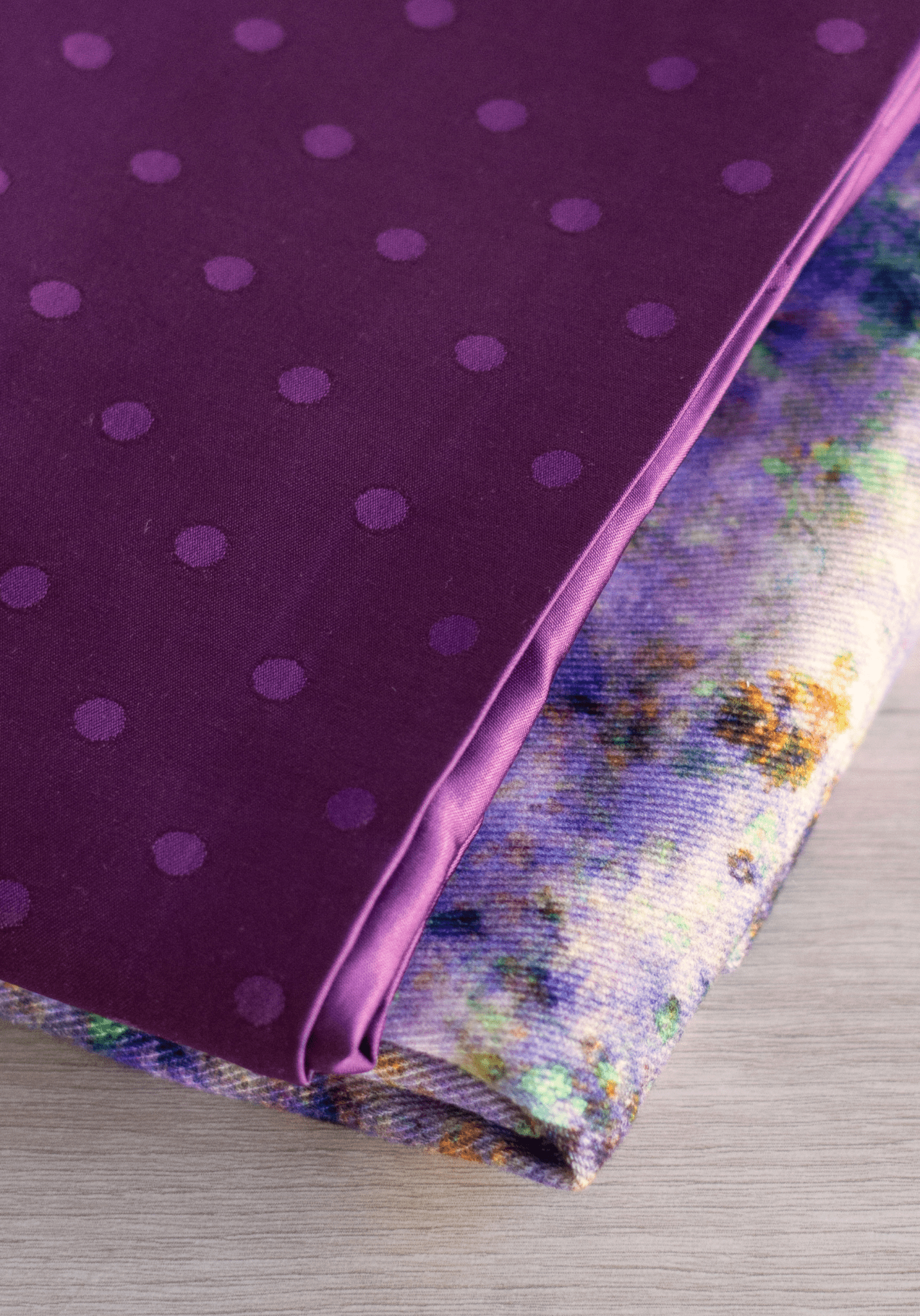 Tissu jacquard pois Lucente - Pour vêtements et doublures élégantes - Plusieurs couleurs - Maison Fauve