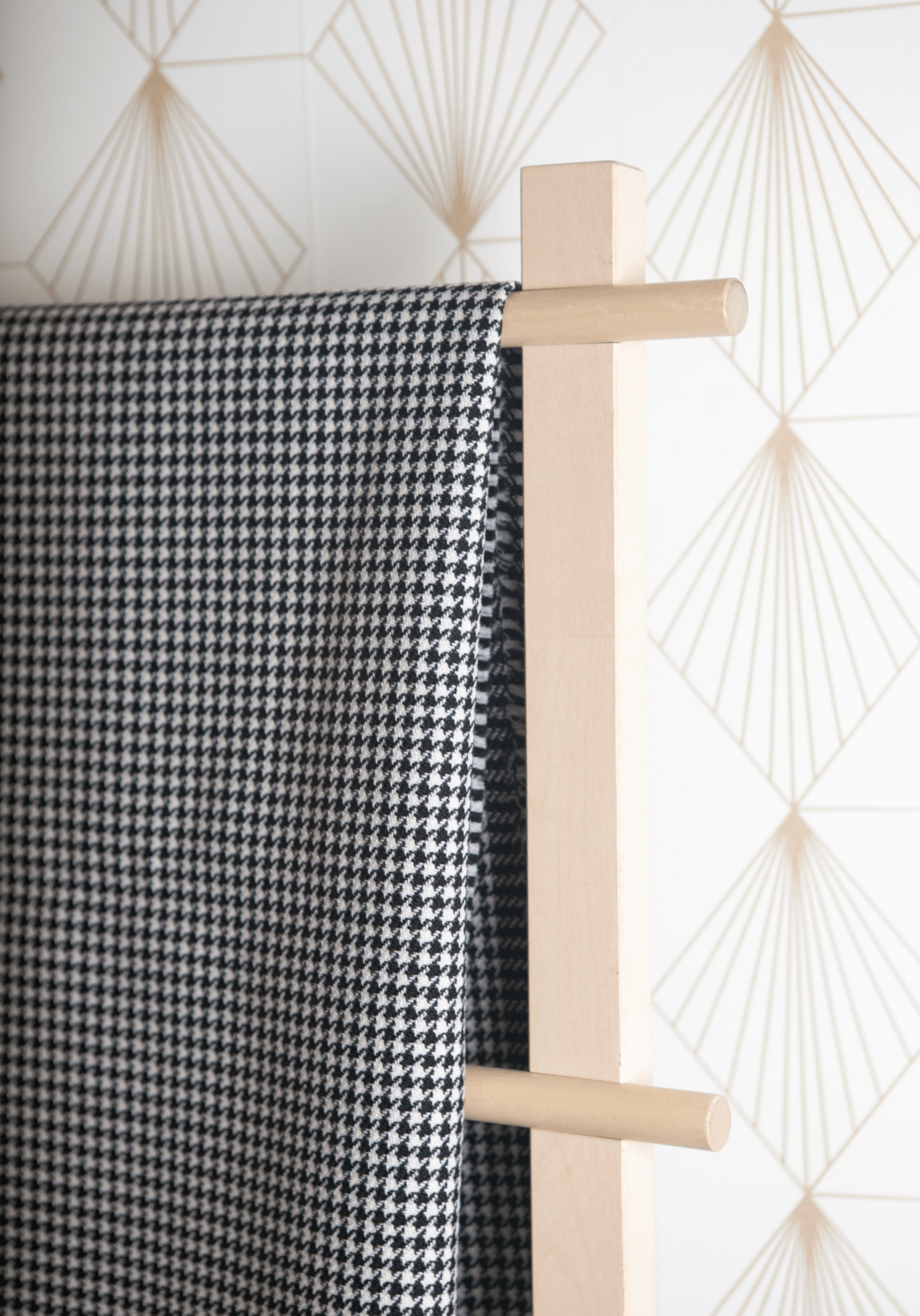 Tissu lainage pied-de-poule pour tailleur - Maison Fauve