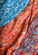 Tissu popeline de viscose imprimée Fever - Plusieurs coloris - Maison Fauve