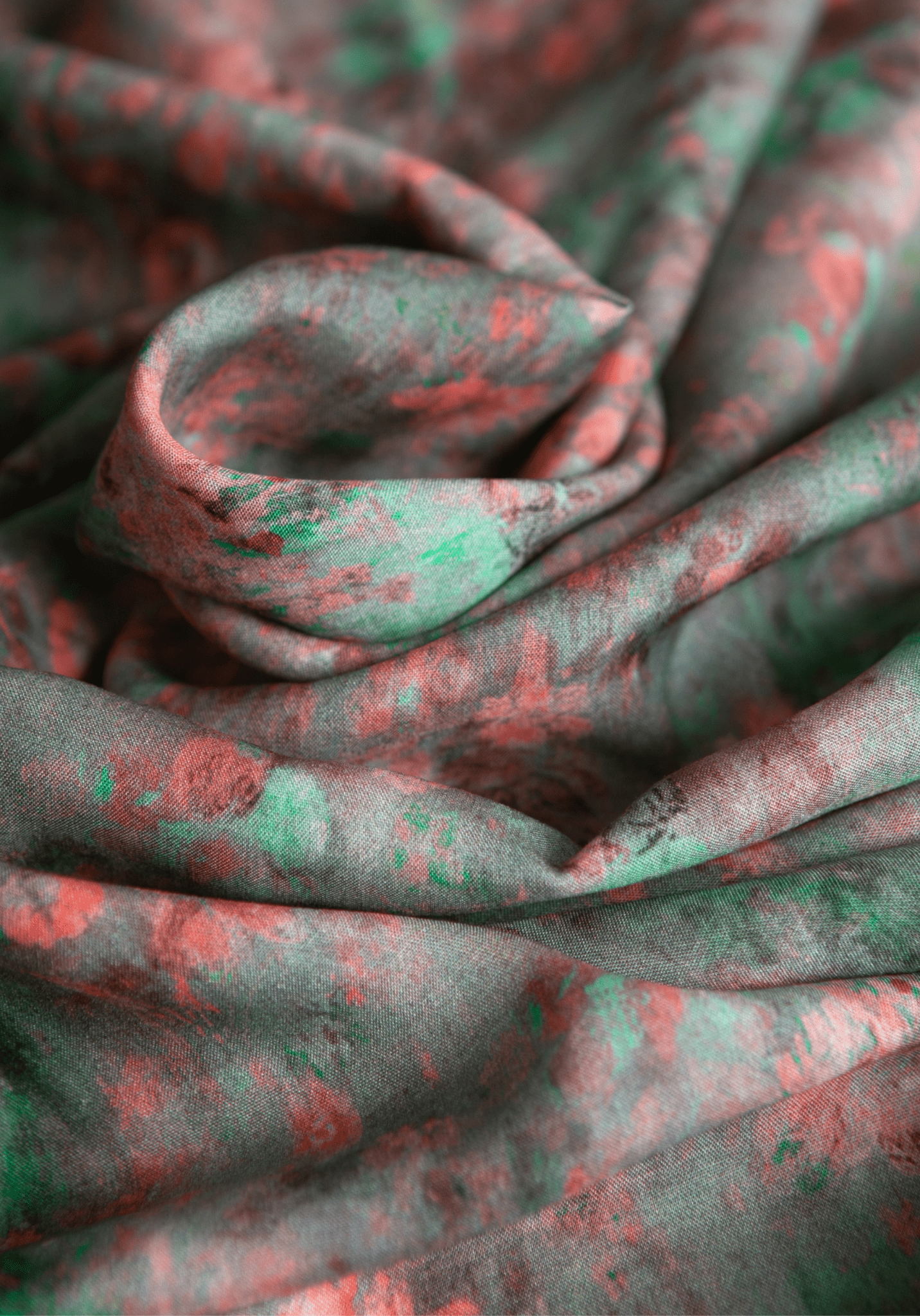 Tissu popeline de viscose imprimée Ghost Flower - Plusieurs coloris - Maison Fauve