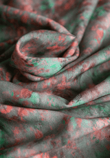 Tissu popeline de viscose imprimée Ghost Flower - Plusieurs coloris - Maison Fauve