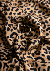 Tissu popeline de viscose imprimée Léo - Plusieurs couleurs - Maison Fauve