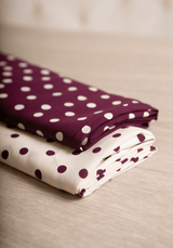 Tissu popeline de viscose imprimée Lunares - Plusieurs coloris - Maison Fauve