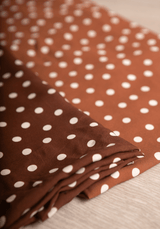 Tissu popeline de viscose imprimée Lunares - Plusieurs coloris - Maison Fauve