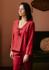 Lucente polka dot jacquard fabric - Various colors