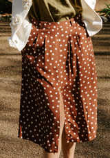 Lunares printed viscose poplin fabric - Various colors