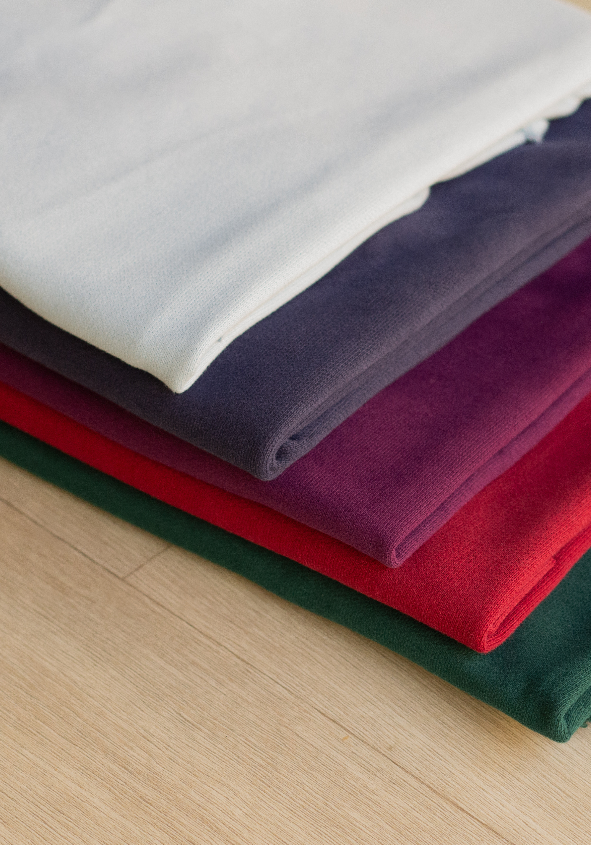 French Terry Sweatshirt Fabric - Multiple Colors